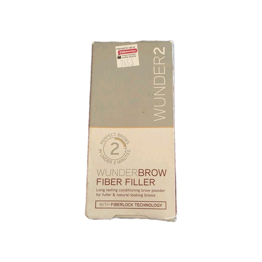 Wunder2 WunderBrow Fiber Filler Blonde 0.07 oz Eyebrow Powder New #1205